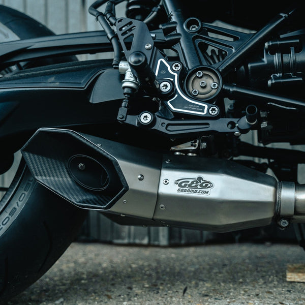 G&G Bike BMW R9T Low Box Full DeCat Exhaust System