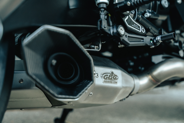 G&G Bike BMW R9T Low Box Full DeCat Exhaust System