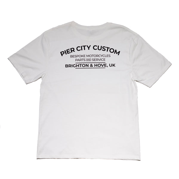 Camiseta Pier City Cycles OG2 - Blanco/Negro