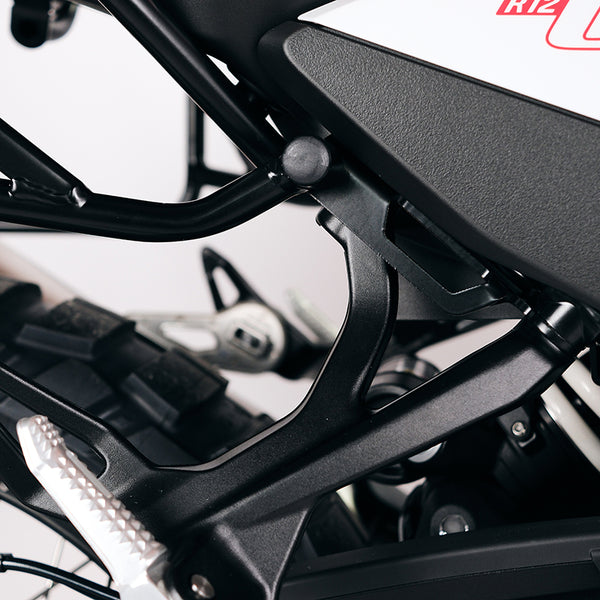 Portaequipajes de acero inoxidable Unit Garage Serie R12 - Negro