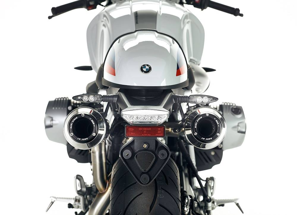 BOS BMW R9T Double Underseat Exhaust 2014-20 - Stainless Steel