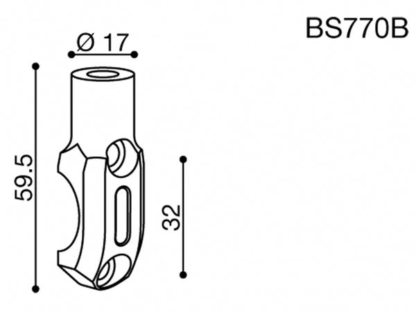 Rizoma BMW R9T Mirror Bracket