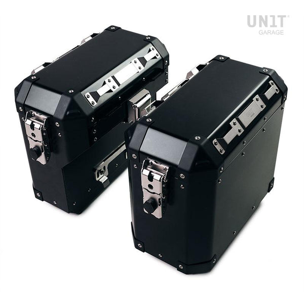 Unit Garage BMW R9T Atlas Aluminium Luggage Pair - 40l & 34l