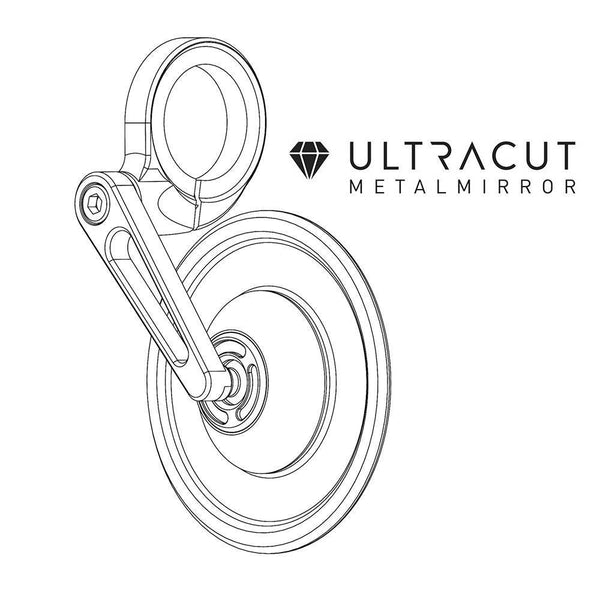 Motogadget Mo.View Spy Glassless Bar End Mirror