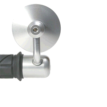 Oberon Performance 75mm Streetfighter Bar End Mirror - Black