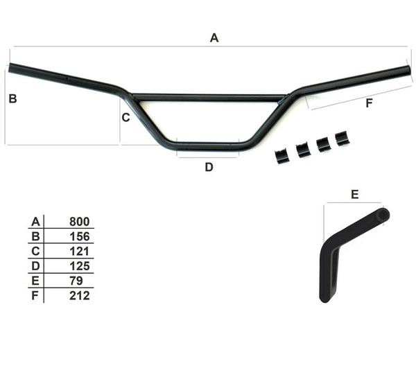 Unit Garage BMW R9T Handlebars Comfort
