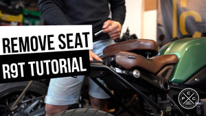 PCC TUTORIALS - Removing The Seat On Your BMW R9T (And Putting The Battery On Charge)