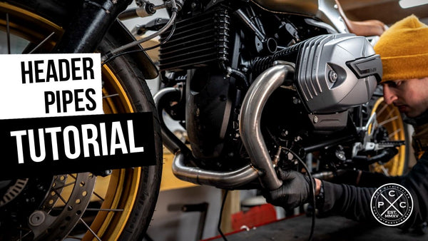 PIER CITY CYCLES TUTORIAL - BMW R9T Exhaust Headers Remove & Refit