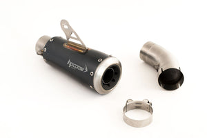 HP Corse R9T Series GP-07 Low Level Stainless Steel Silencer - Black