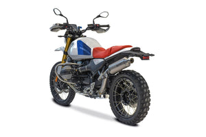 HP Corse R12 G/S SP-1 Short Titanium Silencer - Satin FOR USE WITH PILLION FOOT PEGS ONLY
