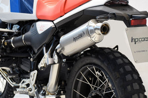 HP Corse R12 G/S SP-1 Short Titanium Silencer - Satin FOR USE WITH PILLION FOOT PEGS ONLY