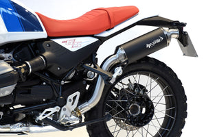 HP Corse R12 G/S SP-1 Short Titanium Silencer - Black FOR USE WITH PILLION FOOT PEGS ONLY