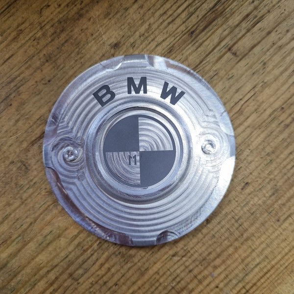 Le Motographe BMW R9T Tank Badges - Natural Aluminium
