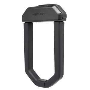 Amoladora angular Hiplok DX1000 totalmente negra con bloqueo en D