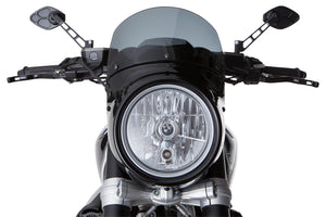 Cubierta de faro Wunderlich R9T Series Vintage TT - Negro metalizado