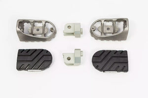 Kit de reposapiés SW Motech Serie R9T ION - Plateado