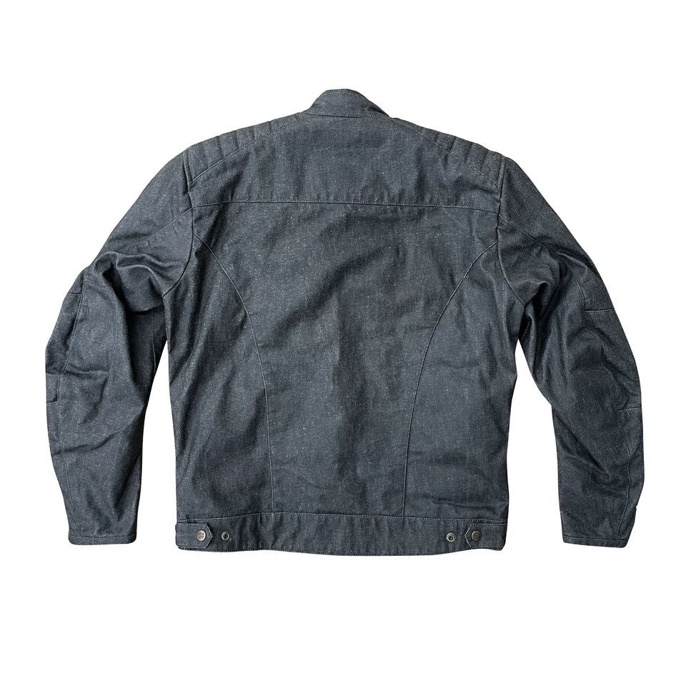 Worker black coated denim Motorcycle Jacket - Age of Glory
