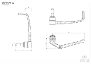 Gilles Tooling Carbon BHP2 Brake Lever Guard