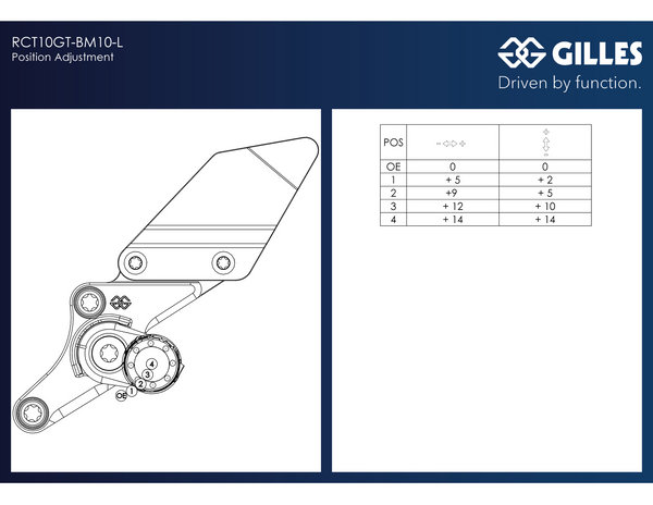 Gilles Tooling Adjustable Rearset Kit - R12 nineT