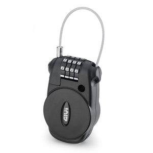 Givi Padlock With Retractable Wire and Combination Lock