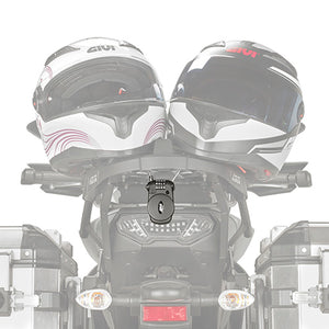 Givi Padlock With Retractable Wire and Combination Lock