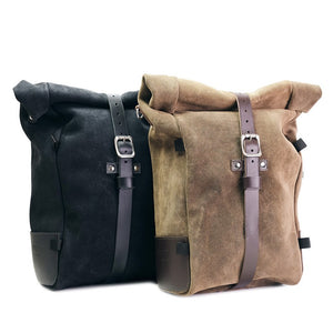Unit Garage R9T Series Waxed Suede Pure Pannier & Single Luggage Rack