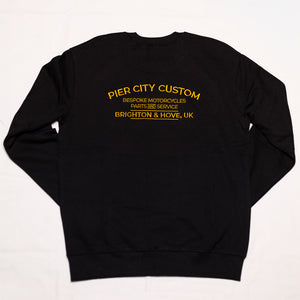 Pier City Cycles OG2 Sweatshirt - Black/Gold