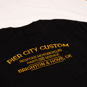 Pier City Cycles OG2 Sweatshirt - Black/Gold