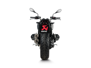 Akrapovic R12 Series Black Coated Twin Stacked Silencer