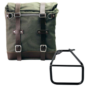 Alforja y portaequipajes de lona Scram serie R12 de Unit Garage