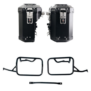 Unit Garage R12 Series Atlas Aluminium Panniers & Luggage Rack - 39l & 32l