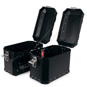 Par de maletas de aluminio Unit Garage Atlas (47 l y 41 l)