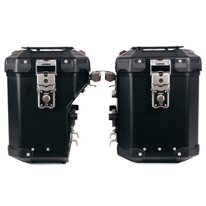 Par de maletas de aluminio Unit Garage Atlas (47 l y 41 l)