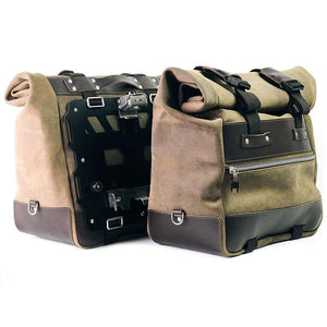 Unit Garage Cult Waxed Suede Luggage - Pair