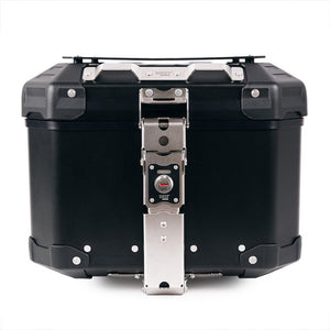 Baúl superior y portaequipajes de aluminio Atlas de la serie R9T de Unit Garage - Plateado