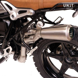 Unit Garage R9T Series Titanium Scrambler 1-2-1 Exhaust - Silver