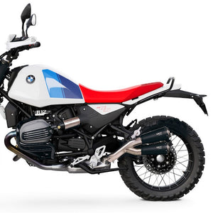 Unit Garage R12 Series Double Low Level Exhaust - Black