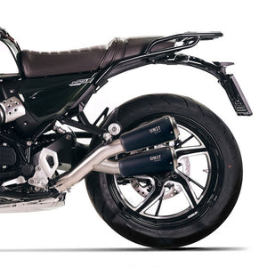 Unit Garage R12 Series Double Low Level Exhaust - Black
