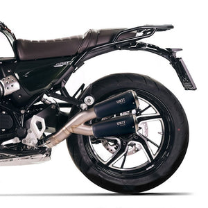 Unit Garage R12 Series Titanium Double Low Level Exhaust - Black