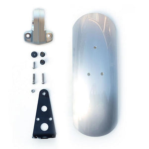 Unit Garage R9T Series High Level Aluminium Mudguard - Silver