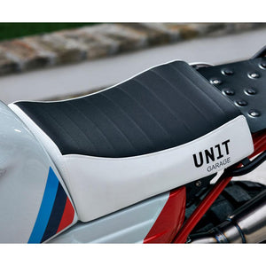 Unit Garage R9T Series Monoposto Rider Seat for NINET/7 Kit - White+Black SKY