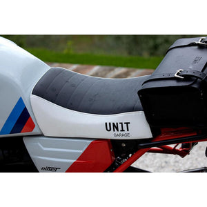 Unit Garage R9T Series Monoposto Rider Seat for NINET/7 Kit - White+Black SKY