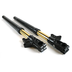 Öhlins R9T Series USD High Version Fork Kit & Triple Clamps - Black