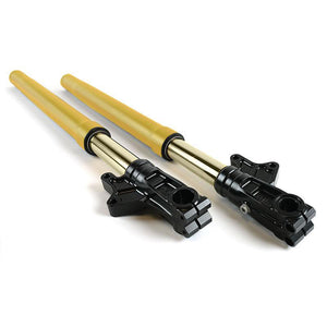 Öhlins R9T Series USD High Version Fork Kit & Triple Clamps - Gold