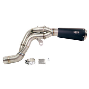 Unit Garage R9T Series Titanium High Level Exhaust - Black