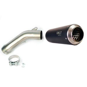 Unit Garage R9T Series Low Level Exhaust - Black