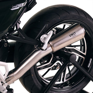 Unit Garage R12 Series Low Level Exhaust - Silver