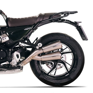 Unit Garage R12 Series Titanium Double Low Level Exhaust