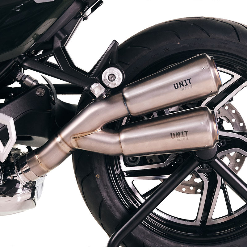 Unit Garage R12 Series Titanium Double Low Level Exhaust – Pier City Custom