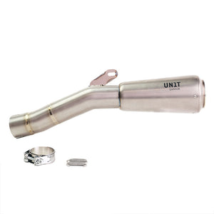 Unit Garage R12 Series Titanium Low Level Exhaust - Silver